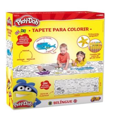 Imagem de Tapete para colorir bilingue playdoh fun - BARAO, ., UN