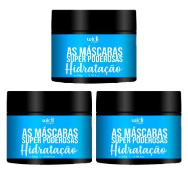 Imagem de Kit 3 Máscaras Capilar Super Poderosas Hidratação Widi Care