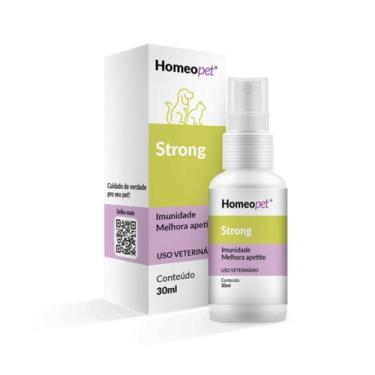 Imagem de Strong Homeopatia Cães Gatos Imunidade Apetite Homeopet 30ml - Real H