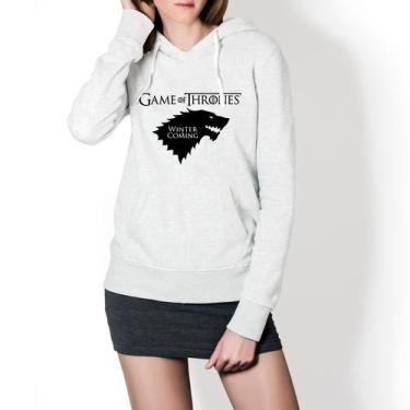Imagem de Moletom Feminino Game Of Thrones - Branco - Top Franca Shoes, M