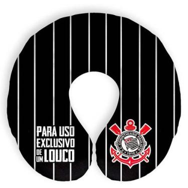 Imagem de Almofada Pescoço Corinthians Oficial - Exclusivo De Um Louco - Sude