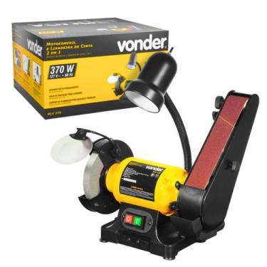 Imagem de Motoesmeril E Lixadeira De Cinta 2 Em 1 MLV 370 Vonder, 110V