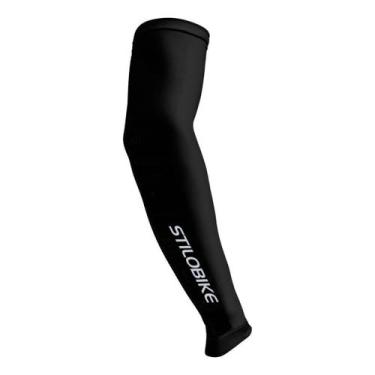 Imagem de Manguito Ciclismo Stilo Bike Unisex (Par), Preto, GG, Unissex