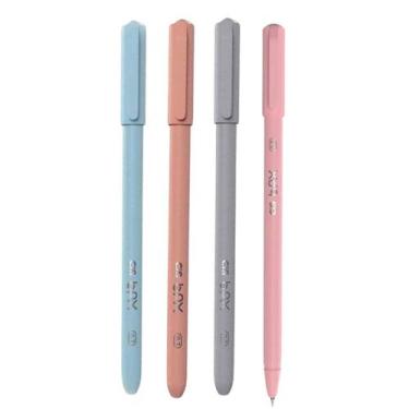 Imagem de Caneta Esferográfica 0.7mm BPX Ponta Fina Escrita Macia CiS, KIT 4 (PT
