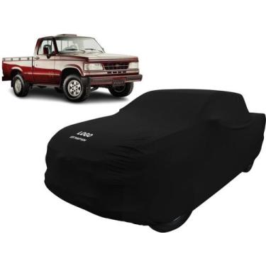 Imagem de Capa Contra Risco Tecido Camionete Chevrolet D20 C20 A20 - Mz, Preta