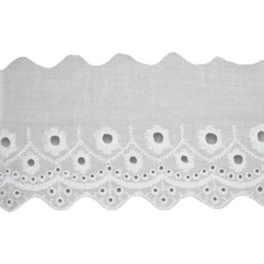 Imagem de Bordado Inglês 7cm 100% Algodão BA010 ArtePunto 13,7m