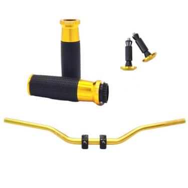 Imagem de Kit Manopla Peso Guidão Trail Lander Crosser Xtz Xre Bros Falcon Torna