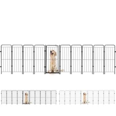 Imagem de Utility Pet & Lar, Cercado Grande Cachorro Pet Grade 9 Módulos+Portão Cor:Preto