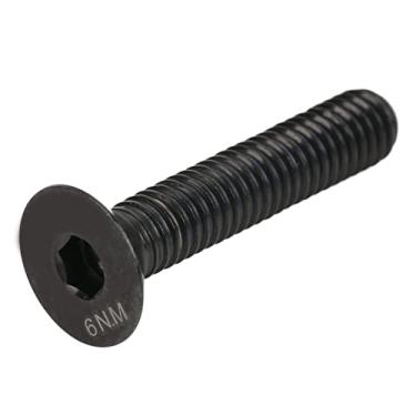 Imagem de Parafuso da Tampa do Fone de Ouvido, Parafuso de Liga de Titânio, Parafuso Leve à Prova de Ferrugem M6x30mm da Tampa do Fone de Ouvido da Bicicleta, para Entusiastas do Ciclismo,