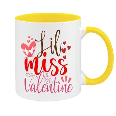 Imagem de SpreadPassion Caneca de café Lil Miss Valentine, presente para namorado e namorada, ideia de presente de dia dos namorados, presente para marido e esposa, ideia de presente de aniversário do dia dos