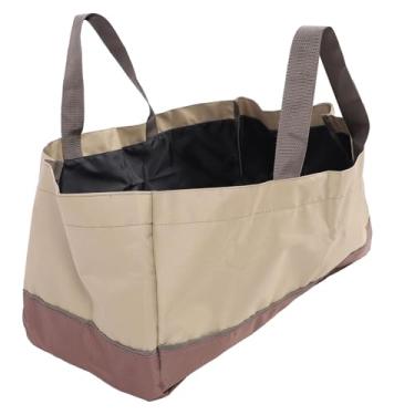 Imagem de Porta-lenha, Saco de Toras de Tecido Oxford Com Alça Reforçada para Fogueira de Acampamento para Churrasco, Porta-toras de Grande Capacidade para Madeira Pequena e Grande,