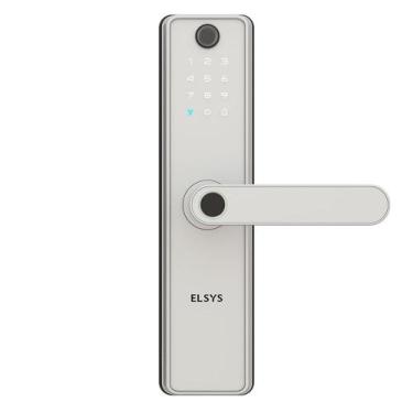 Imagem de Fechadura Digital Biométrica De Embutir Elsys ESF-DE5100I, PRATA