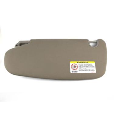 Imagem de Para Dodge Ram 1500 2500 3500 Viseira 2002-2009 Host Copilot Espelho de Maquiagem 1CT17TL2AA Interior Auto Peças,Beige left