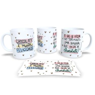 Imagem de Canecas de Porcelana Personalizada Páscoa Encanto e Doçura em Cada Gole