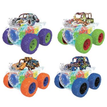 Imagem de Brinquedo Infantil Carrinho com Engrenagem Sortido e Unitário Coloria 