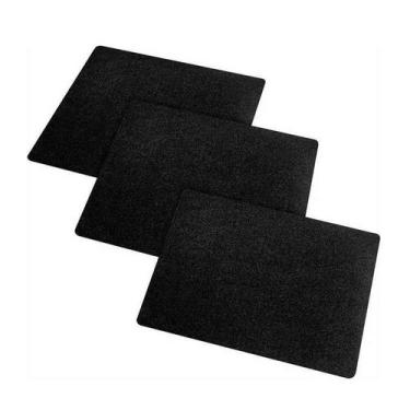 Imagem de Kit c/ 3 Filtros de Carvão Ativado Quadrado p/ Coifa Mythos Franke