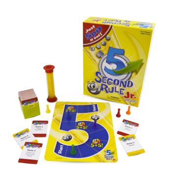Imagem de Jogo de cartas 5 Second Rule Jr. Perguntas simples para crianças com mais de 6 anos