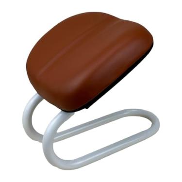 Imagem de Vaveren Cadeira de fezes de meditação Cadeira de presente ajustável versátil ergonômico portátil de para mulheres ajoelhamento para adultos, Marrom