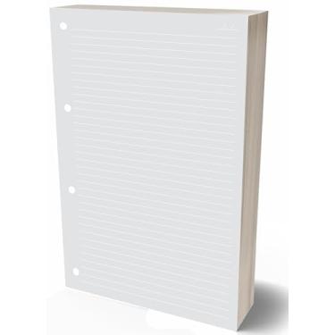 Imagem de Refil Argolado 90g 80 Folhas Pauta Branca Caderno Fichario