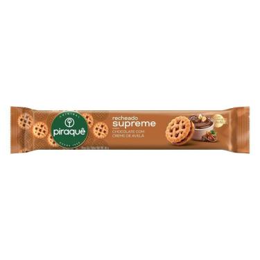 Imagem de Biscoito Recheio Chocolate com Creme de Avelã Piraquê Supreme 80g