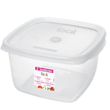 Imagem de Pote Para Alimentos Organizador 3,7 L Transparente Com Tampa - Sanremo