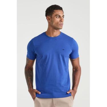 Imagem de Camiseta Manga Curta Docthos Malha Básica Slim, 029 azul noite, EG
