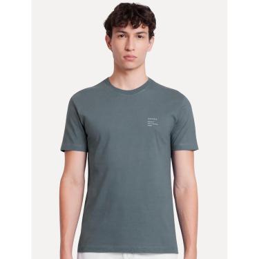 Imagem de Camiseta Aramis Masculina Estampa Costas Gradiente Cinza Escuro-Masculino