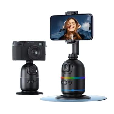 Imagem de CertaMania - Suporte Celular Gimbal com Rastreamento Facial, Rotação 360°, Tripé para Câmera, Estabilizador para TikTok