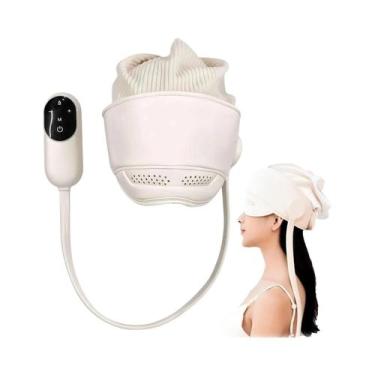 Imagem de Massageador Elétrico De Cabeça Com Pressão De Ar Com Compressa Quente 