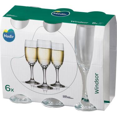 Imagem de Conjunto 6 Taças 210ml Champanhe Nadir Windsor