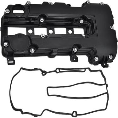 Imagem de BDFHYK 55573746 Tampa da válvula do eixo de comando do motor com junta compatível com Chevy Cruze Volt Trax Sonic 2011-2015, Encore 2013-2020, ELR 1.4L 2014-2016, substitui 25198874 25198498 264-968