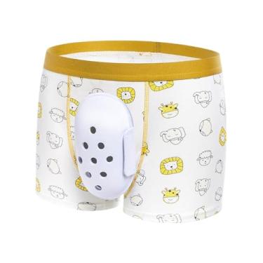 Imagem de Kokiya Roupa íntima para circuncisão com estampa de animais e proteção especial para crianças, meninos e adolescentes, Tamanho 130