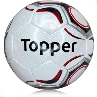 Imagem de Bola Futebol Campo Topper Maestro Pro Grama Tamanho Oficial Profissional Jogo Costurada à Mão