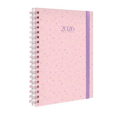 Imagem de Agenda 2026 Planner Semanal Plus Colors Sweet Confete Rosa