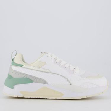 Imagem de Tênis Puma X-Ray 2 Square Feminino Branco e Verde, 37