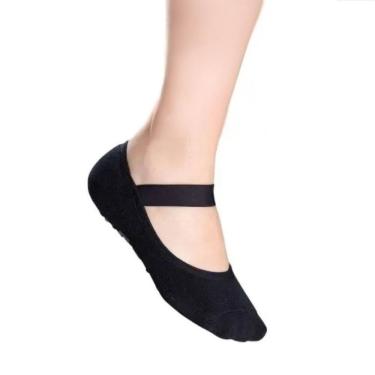 Imagem de Meia Sapatilha Antiderrapante Em Algodão Lupo