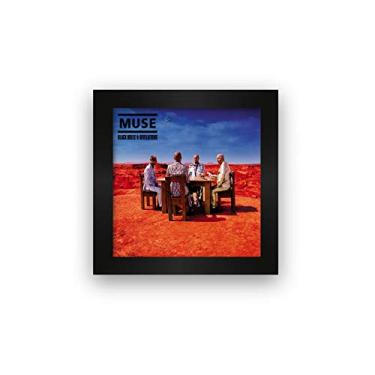 Imagem de Quadro azulejo com moldura Muse Black Holes And Revelations