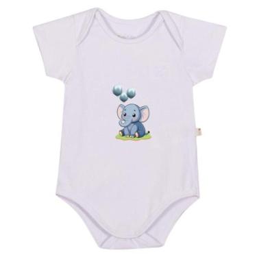 Imagem de Body Bebê Algodão Bodie Macacão Roupa Recém-nascido - Bellvi, Branco, 
