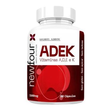 Imagem de Adek Vitaminas A, D , E , K 60 Cápsulas - New Four