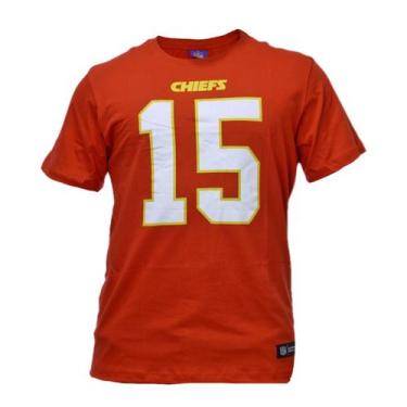 Imagem de Camiseta NFL Chiefs Mahomes 15 Vermelho - Masculino, GG, Vermelho