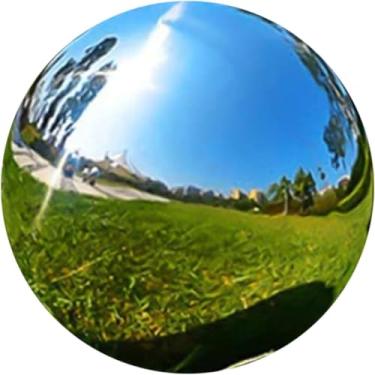 Imagem de Bola De Jardim Com Acabamento Espelhado Bola De Olhar Para O Jardim, Espelho De Bola Oca De Aço Inoxidável Grande Ao Ar Livre Globo De Beleza Reflexivo Bolas De Lagoa Flutuante Orment