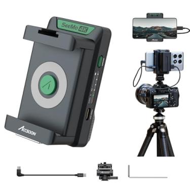 Imagem de Accsoon SeeMo 4K para transmissor de vídeo HDMI para Android, suporta monitoramento/transmissão ao vivo/gravação de vídeo, compatível com Switch/DSLR para Android 8 Ver. ou posterior