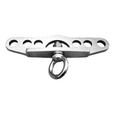 Imagem de IEUDNS Adaptador de placa de polia dupla para simples de aço inoxidável, conector para máquina de pulldown, cabo de academia, conector para máquina de