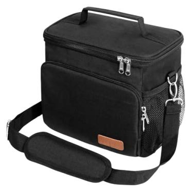 Imagem de Bolsa Térmica com Alça Confortável Leve Compacta e com Zíper Marmiteira com Tecido Oxford Resistente para Uso Diário - 7,5 Litros Conserva Alimentos Quentes e Frios