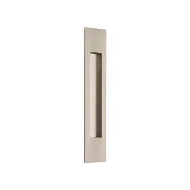 Imagem de Puxadores retangulares Emtek Modern, 2" x 10", Satin Nickel