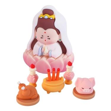 Imagem de Wswqop Estatueta Imortal Chinesa para Painel de Carro, Enfeites, Centro de Mesa, Realista