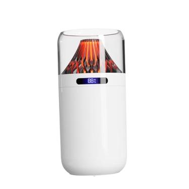 Imagem de Generic Umidificador de mesa pessoal, difusor de óleos essenciais, pequeno, leve, umidificador de névoa fria de 360 ​​ml para ioga, carro e casa, Branco