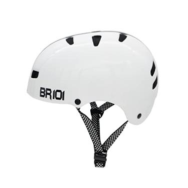 Imagem de Capacete Bike Patins Patinete bicicleta skate Urbano Profissional BR 101 (Branco, M - VESTE 57/58)