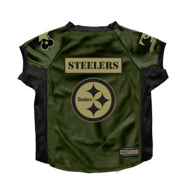Imagem de Littlearth NFL Big Dog Valor Pet Stretch Jersey Pittsburgh Steelers