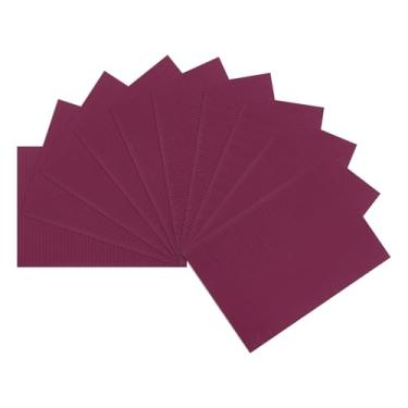 Imagem de uxcell 10 folhas de papel de papelão ondulado, vinho, 35,5 x 25,4 cm, para projetos de artesanato e bricolage